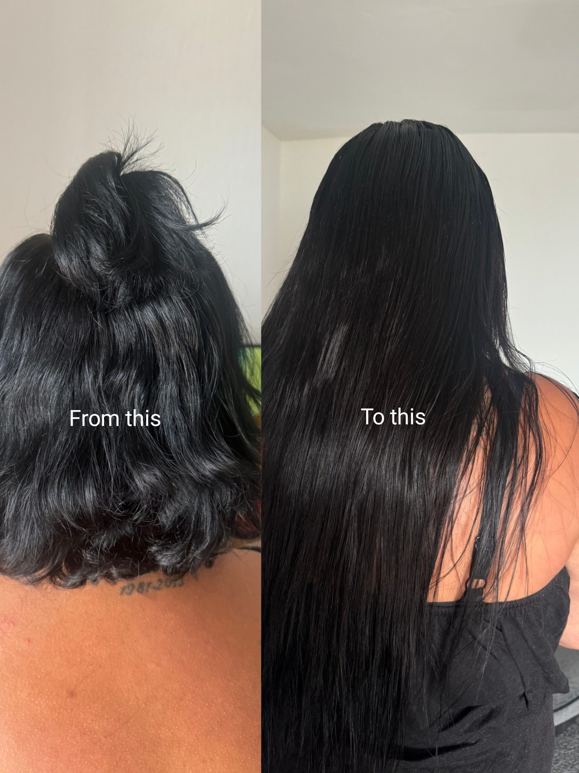 Full head weft sew in